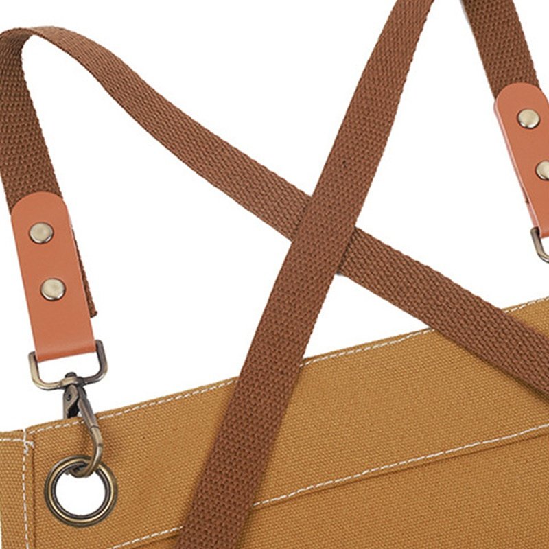 日韩涂鸦家用加厚纯色帆布手工DIY围裙店员宝妈厨房做饭园艺围裙,淘宝优惠券,粉丝福利购,淘宝优惠卷