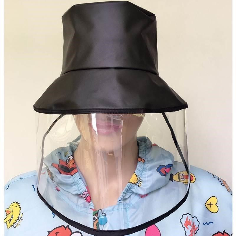 挡雨帽子遮雨帽男女透明面罩骑车防风防水防雨头套厨房防油烟面罩,淘宝优惠券,粉丝福利购,淘宝优惠卷