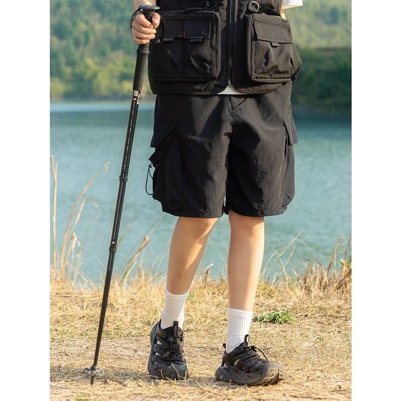 EFTC 2024夏季新款山系户外休闲工装短裤男情侣装登山多袋五分裤,淘宝优惠券,粉丝福利购,淘宝优惠卷