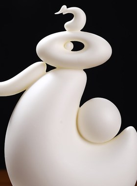 东方泥土 汉字文化十二生肖牛兔马羊摆件 彭成雄雕塑工艺艺术品