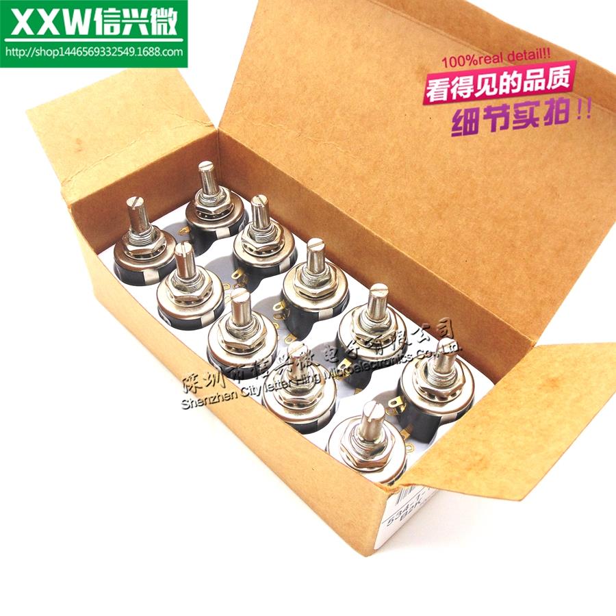 精密绕线电位器534-1-1 100R 500R 1K 2K 5K 10K 20K 50 100K多圈 - 图3