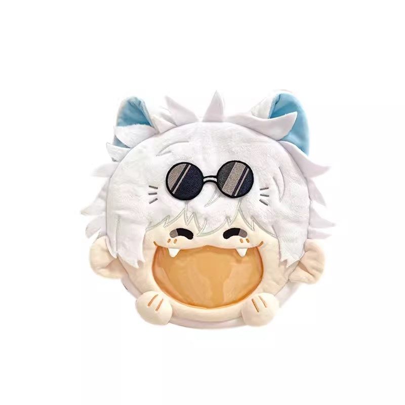 咒术回战五条悟动漫毛绒痛包娃包二次元学生双肩包斜挎单肩包宅包,淘宝优惠券,粉丝福利购,淘宝优惠卷