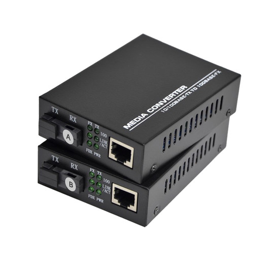 Hikvision 100M Gigabit optical fiber transceiver pair SC interface single-mode single-fiber optical-to-electrical converter fiber-to-network cable interface 1 optical 1 electric 2 electric/4 electric/8 electric/video surveillance network transmission