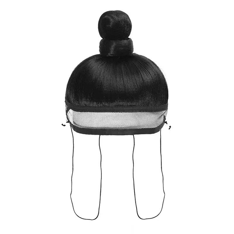 古装汉服一体网纱束发假发男明制网巾抹额懒人女假发套cos全头套,淘宝优惠券,粉丝福利购,淘宝优惠卷