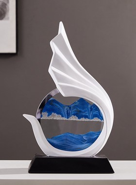 新房乔迁布置入户玄关轻奢高档风生水起电视柜酒柜摆件送朋友礼物