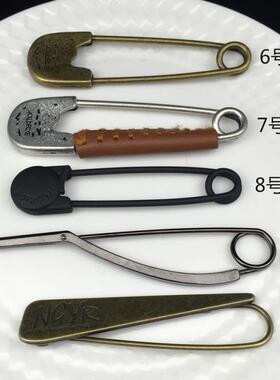 简约开衫个性胸针胸花大别针毛衣L装饰披肩装饰扣数字