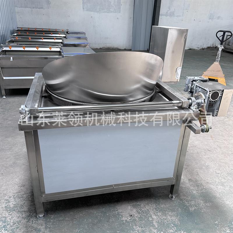 蚕豆蜜三刀油炸机温控炸豆腐泡食品加工设备多功能无烟炸臭豆腐机 - 图2