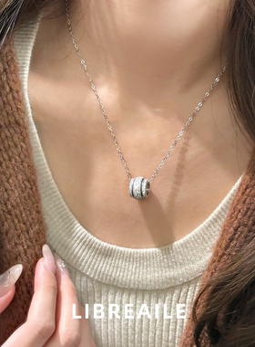 S925纯银转运珠吊坠项链