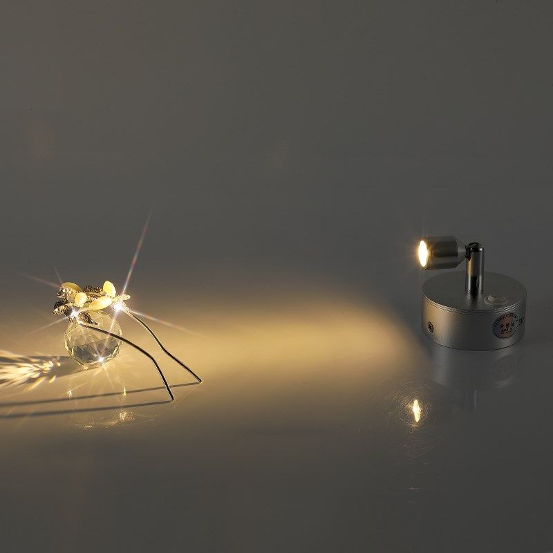 led无线可充电1W3W小射灯玻璃柜台射灯珠宝展柜灯展示立杆展会灯,淘宝优惠券,粉丝福利购,淘宝优惠卷