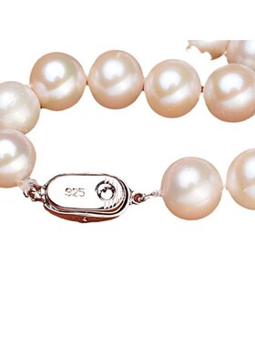 淡水珍珠项链 项链9-10mm 近圆微瑕 简洁大方 项链 XL116-1910