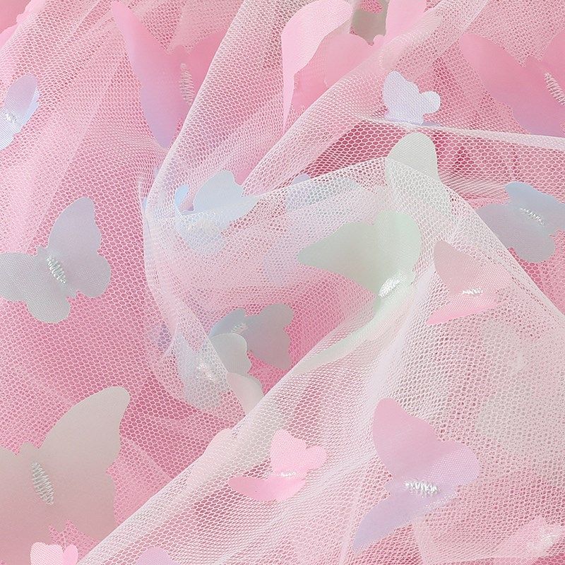 女童短裙儿童半身裙夏季新款七彩蝴蝶公主裙可爱百搭可爱蓬蓬裙子,淘宝优惠券,粉丝福利购,淘宝优惠卷