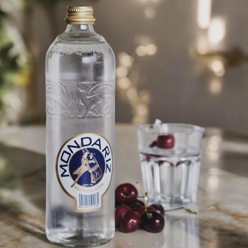 威域 西班牙进口蒙塔瑞MONDARIZ天然矿泉水软水高端玻璃瓶330ml - 图2