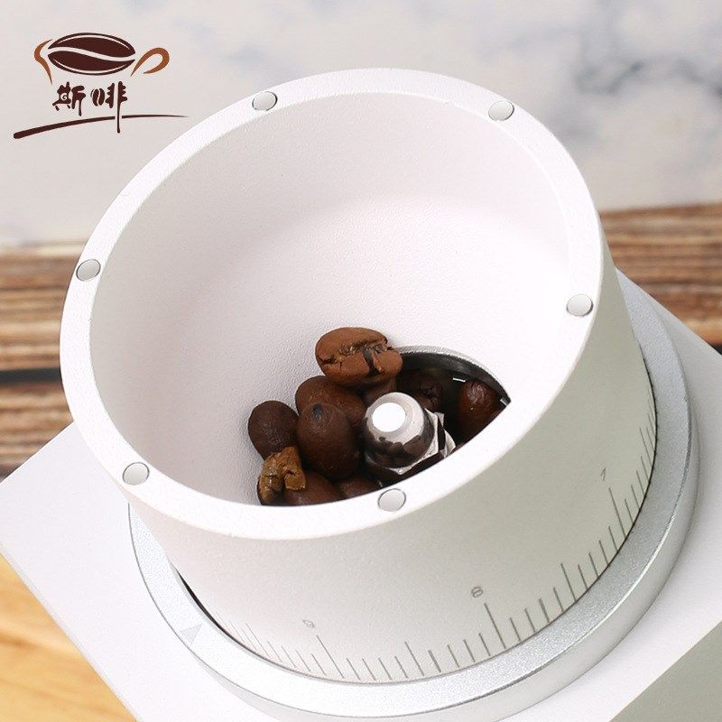 德国高颜a值轻奢复古电动磨豆机不卡豆低残粉手冲意式咖啡研磨机,淘宝优惠券,粉丝福利购,淘宝优惠卷