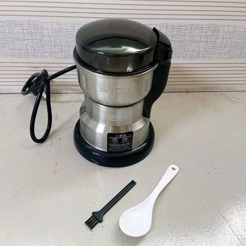 研磨机电动家用打粉机小型不锈钢磨粉机五谷杂粮S咖啡豆粉碎机迷,淘宝优惠券,粉丝福利购,淘宝优惠卷