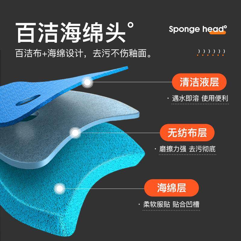 Disposable toilet brush toilet brush household no dead angle bathroom cleaning set throwable wall-mounted god