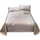 Bed sheets, ice silk cool g mat washable r foldable three-piece set soft bed mat home summer machine washable bed skirt