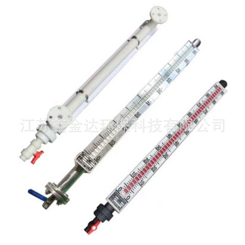磁翻板液位计不锈钢化工磁性浮子翻柱水位计侧装远传磁浮子液位计 - 图3