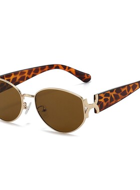 【薯薯镜】猫眼玳瑁色墨镜女2025新款高级感防紫外线窄框太阳眼镜