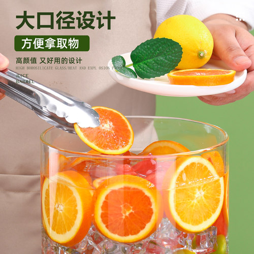 青梅泡酒瓶带龙头泡酒坛葡萄酿酒瓶可乐饮料密封罐家用耐高温玻璃 - 图1