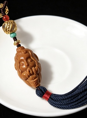 手工制作天然橄榄核流苏小滴溜挂件文玩配饰随身手把件包挂DIY