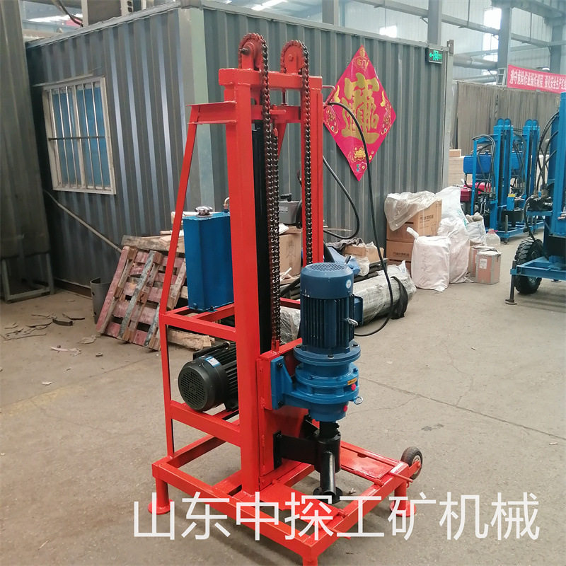 出口电动液压升降打井机 3kw家用灌溉钻井机 220V大功率打井设备,淘宝优惠券,粉丝福利购,淘宝优惠卷
