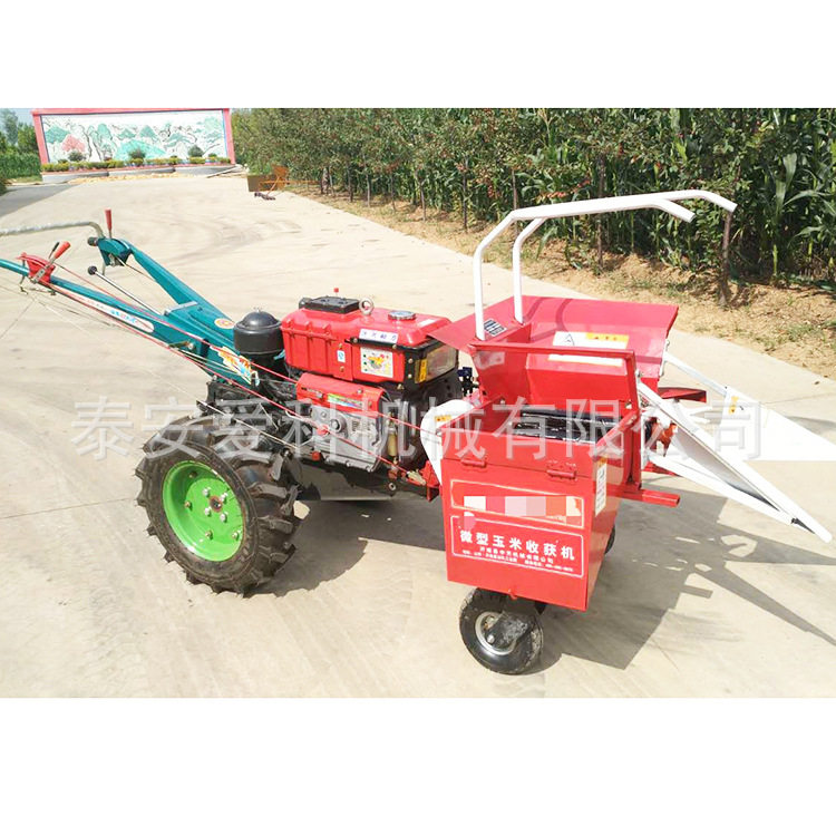 单行手扶车带玉米收割机玉米摘穗杆子粉碎机型小巧玉米收割机,淘宝优惠券,粉丝福利购,淘宝优惠卷