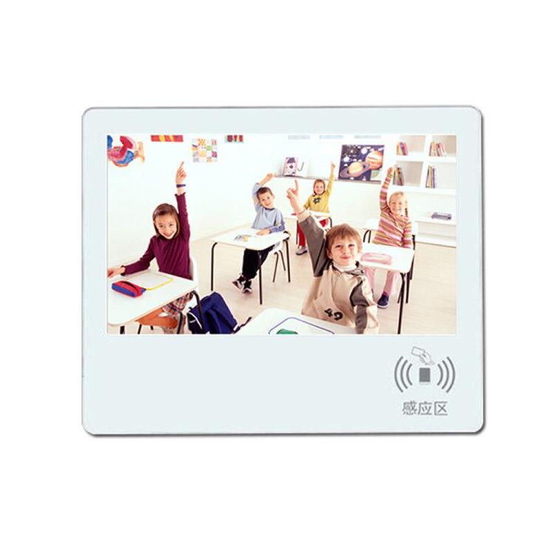 21.5-inch face recognition time and attendance all-in-one machine with built-in card reader, capacitive touch display, smart electronic class card