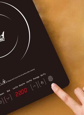 110V电磁炉家用火锅炒菜炉多功能电池炉灶induction cooker英文版