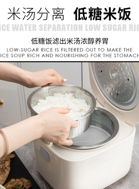 3L家用多功能电饭煲不粘锅无涂层电饭锅智能触屏24小时预约电饭煲
