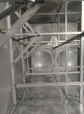厂家定制304不锈钢水箱二次供水焊接水箱100吨不锈钢消防水箱安装