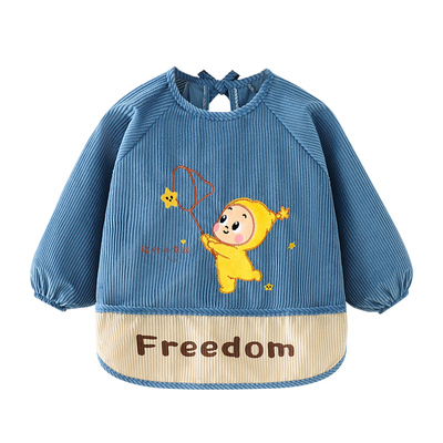 宝宝罩衣2025新款防水反穿衣