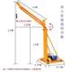 0.5t manual hydraulic rotating crane vehicle-mounted small crane for marine floor buildings rotating electric small crane