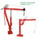 0.5t manual hydraulic rotating crane vehicle-mounted small crane for marine floor buildings rotating electric small crane
