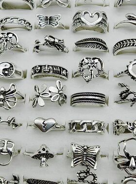 30pcs/Lot Factory Wholesale Alloy Finger Rings For Women HOT