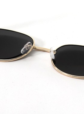 【吴童自制】ins时尚墨镜女款玻璃镜片耐磨遮光网红太阳镜6687