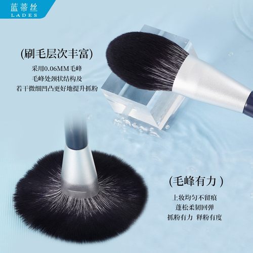 LADES/蓝蒂丝碧海潮生10支化妆刷套刷眼影刷初学者柔软软毛便携 - 图1