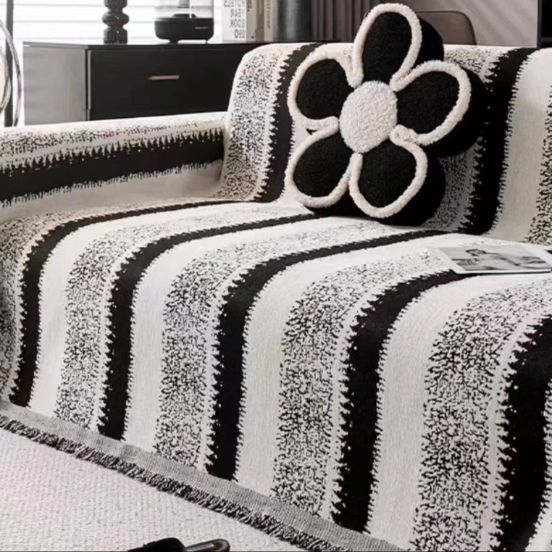 《繁星》雪尼尔沙发巾现代防滑简约沙发盖布一片式全盖沙发套罩,淘宝优惠券,粉丝福利购,淘宝优惠卷