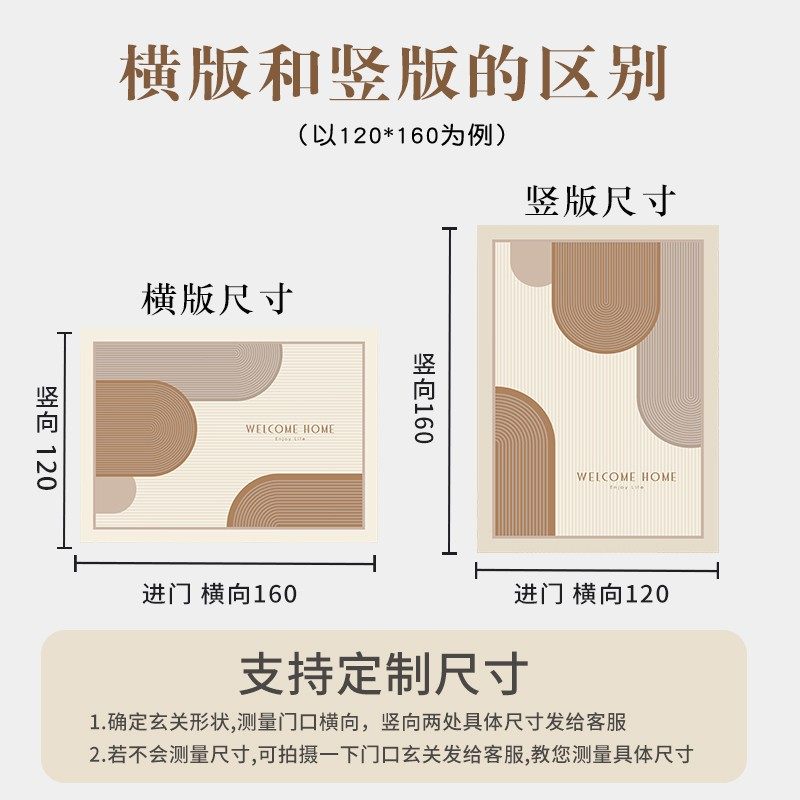 高级感进门地垫入户门垫免洗pvc可裁剪防滑耐脏脚垫家用玄关地毯,淘宝优惠券,粉丝福利购,淘宝优惠卷