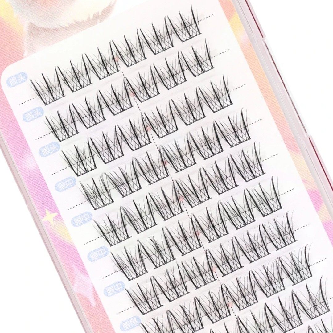 梦鹿免胶鸟啾啾浓密动物系单簇自然分段式假睫毛女团网红新手神器,淘宝优惠券,粉丝福利购,淘宝优惠卷