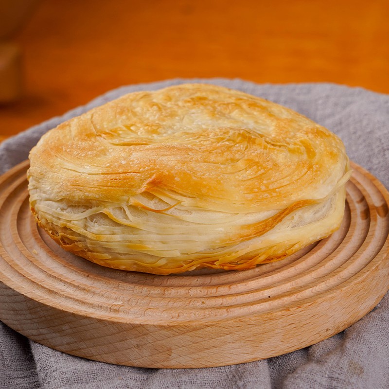 老潼关肉夹馍千层饼半成品100g/片装精选品质速食早餐口感酥脆 - 图1