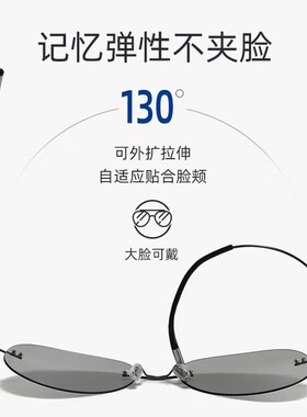 变色太阳镜偏光镜防紫外线墨镜男士开车专用眼镜司机男款网红