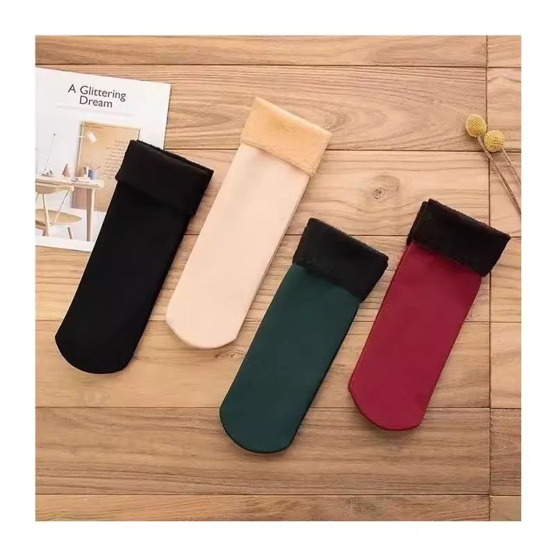 加绒袜子女中筒秋冬季加厚保暖雪地袜男袜短袜光腿神器地板袜女袜,淘宝优惠券,粉丝福利购,淘宝优惠卷