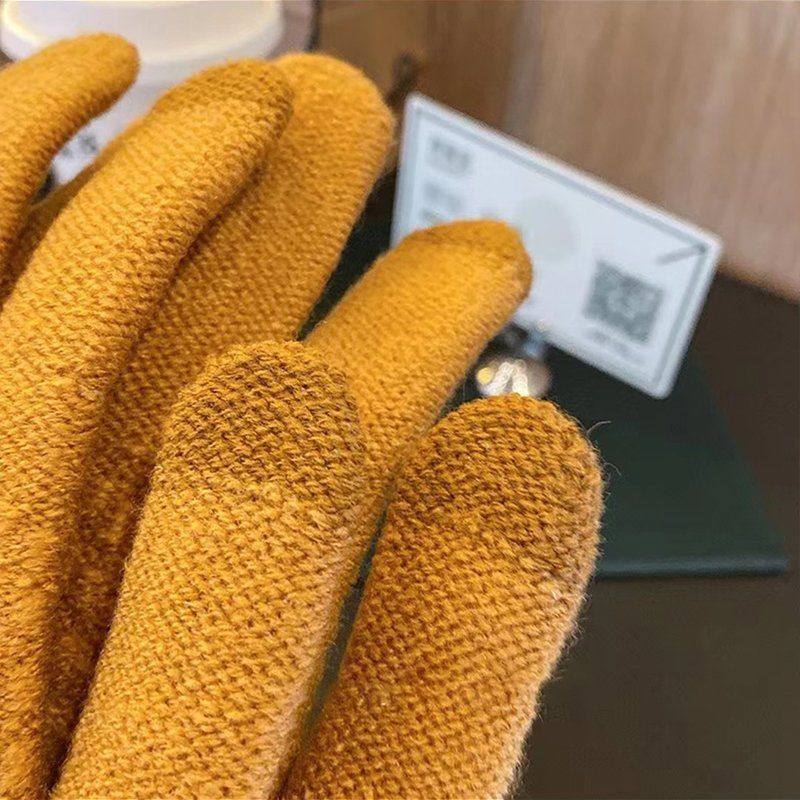 秋冬季新款菠萝可触屏针织手套加绒加厚保暖男女学生骑行防寒,淘宝优惠券,粉丝福利购,淘宝优惠卷