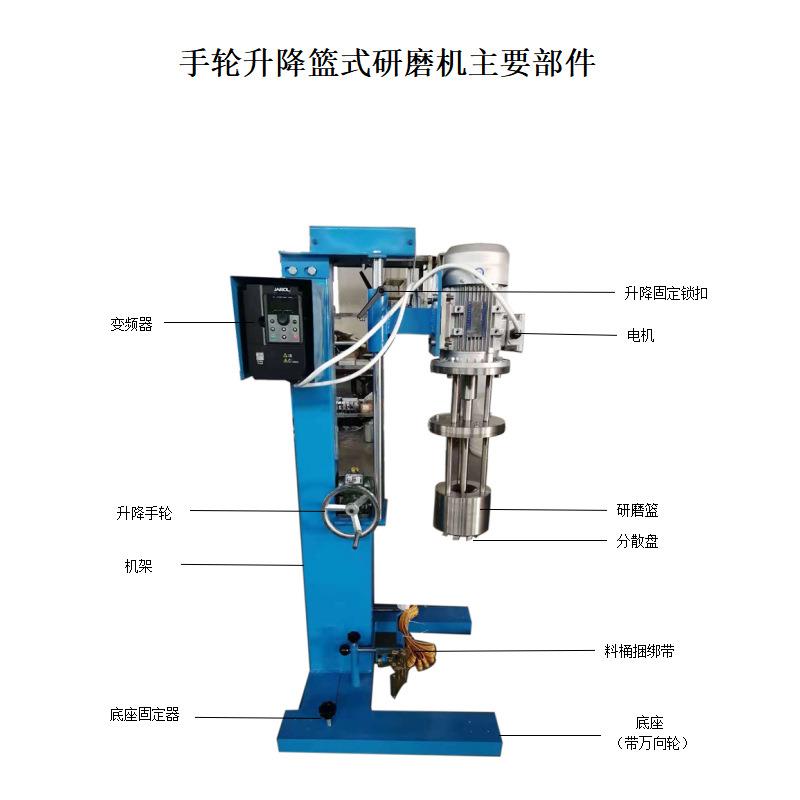 厂家供应蓝式砂磨机 油漆研磨机 实验室研磨分散搅拌机 研磨机 - 图1