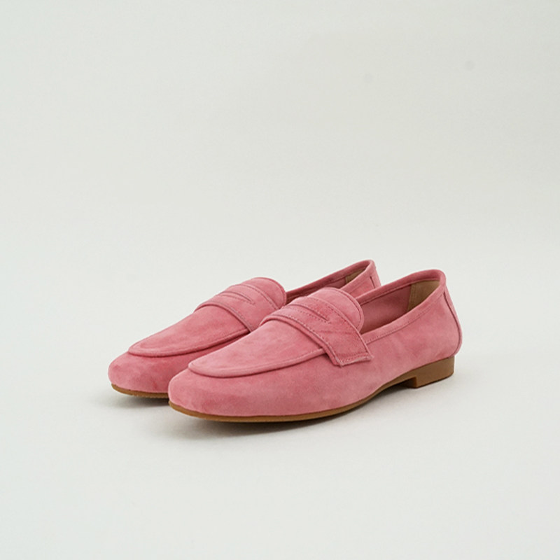 Lux Seven好穿到飞起  粉色少女心 超软粉色羊猄羊皮乐福鞋女单鞋,淘宝优惠券,粉丝福利购,淘宝优惠卷