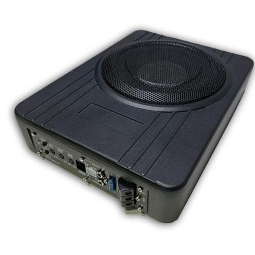 座椅下音响改装8寸汽车超薄低音炮12V大功率铝合金车载音箱 - 图1