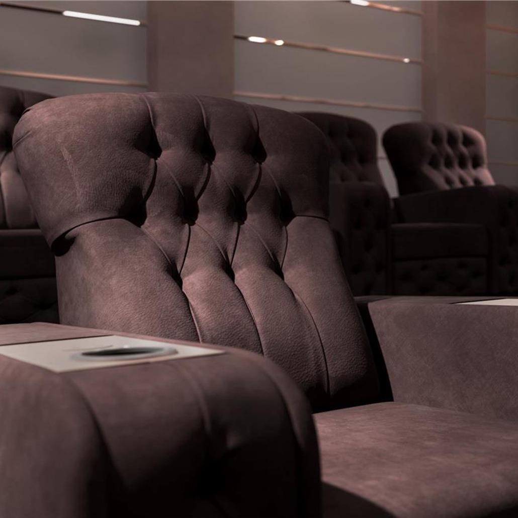 展翼家具新款别墅豪华电动功能影音室躺椅家庭影院影视厅观影沙发 - 图1