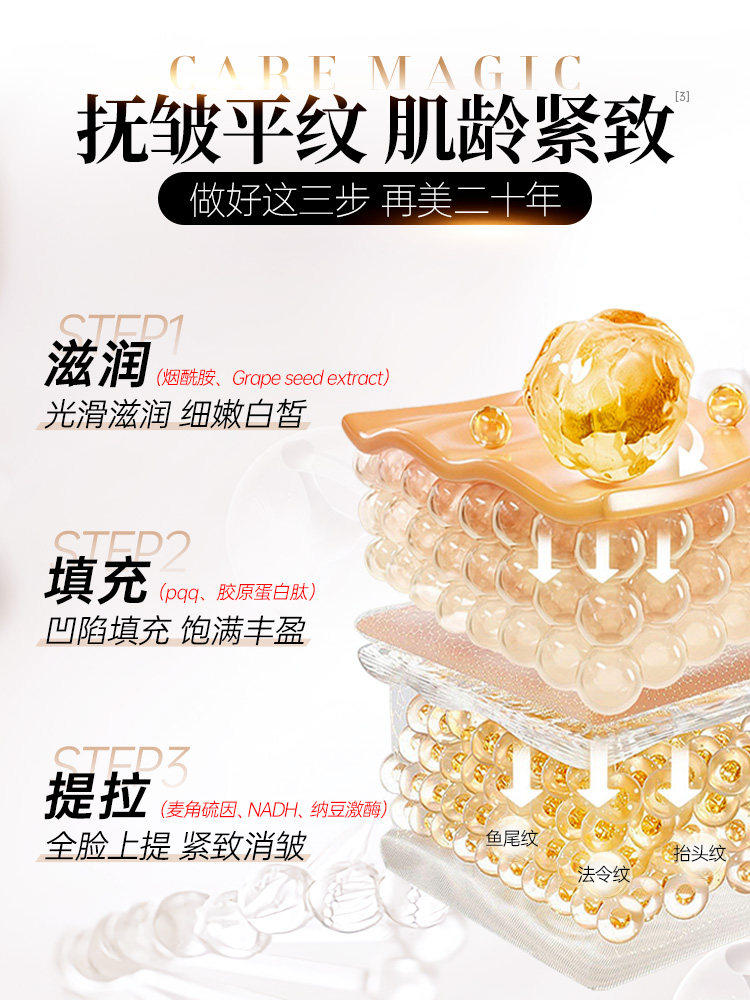 CareMagic时光瓶PQQ胶囊细胞级线粒体葡萄籽花青素口服美容营养品,淘宝优惠券,粉丝福利购,淘宝优惠卷