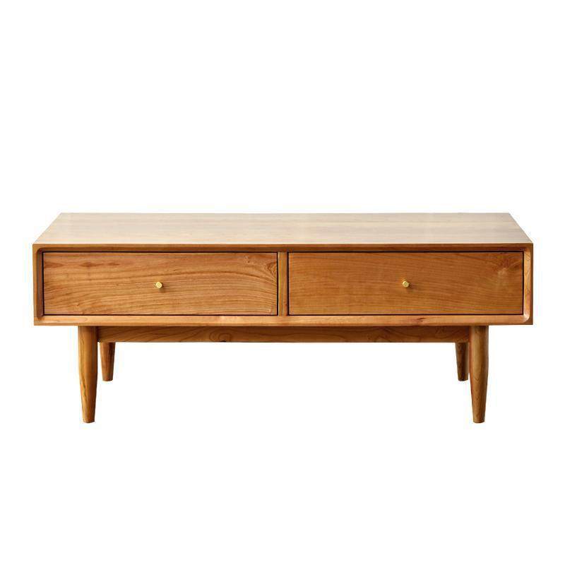 实木茶几北欧客厅两抽屉茶桌现代简约原木长方形储物小桌日式家具,淘宝优惠券,粉丝福利购,淘宝优惠卷