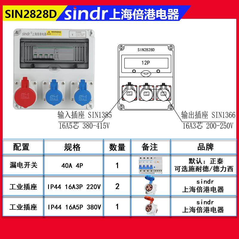 壁挂焊机塑料电源箱SIN2828移动户外防水雨配电箱防水组合插座箱,淘宝优惠券,粉丝福利购,淘宝优惠卷